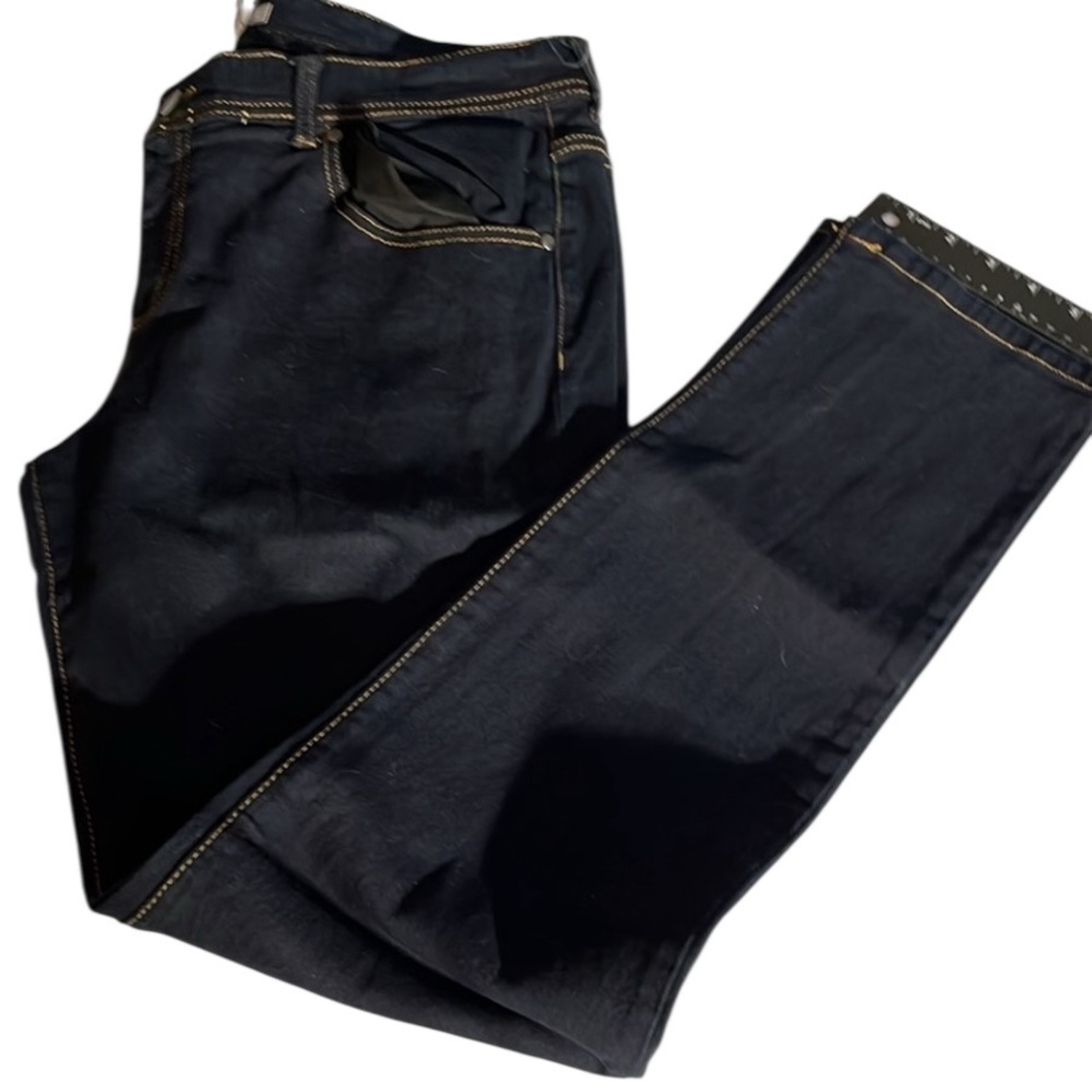 Xhilaration size 15 very black stretch skinny jeans lightweight denim jeans